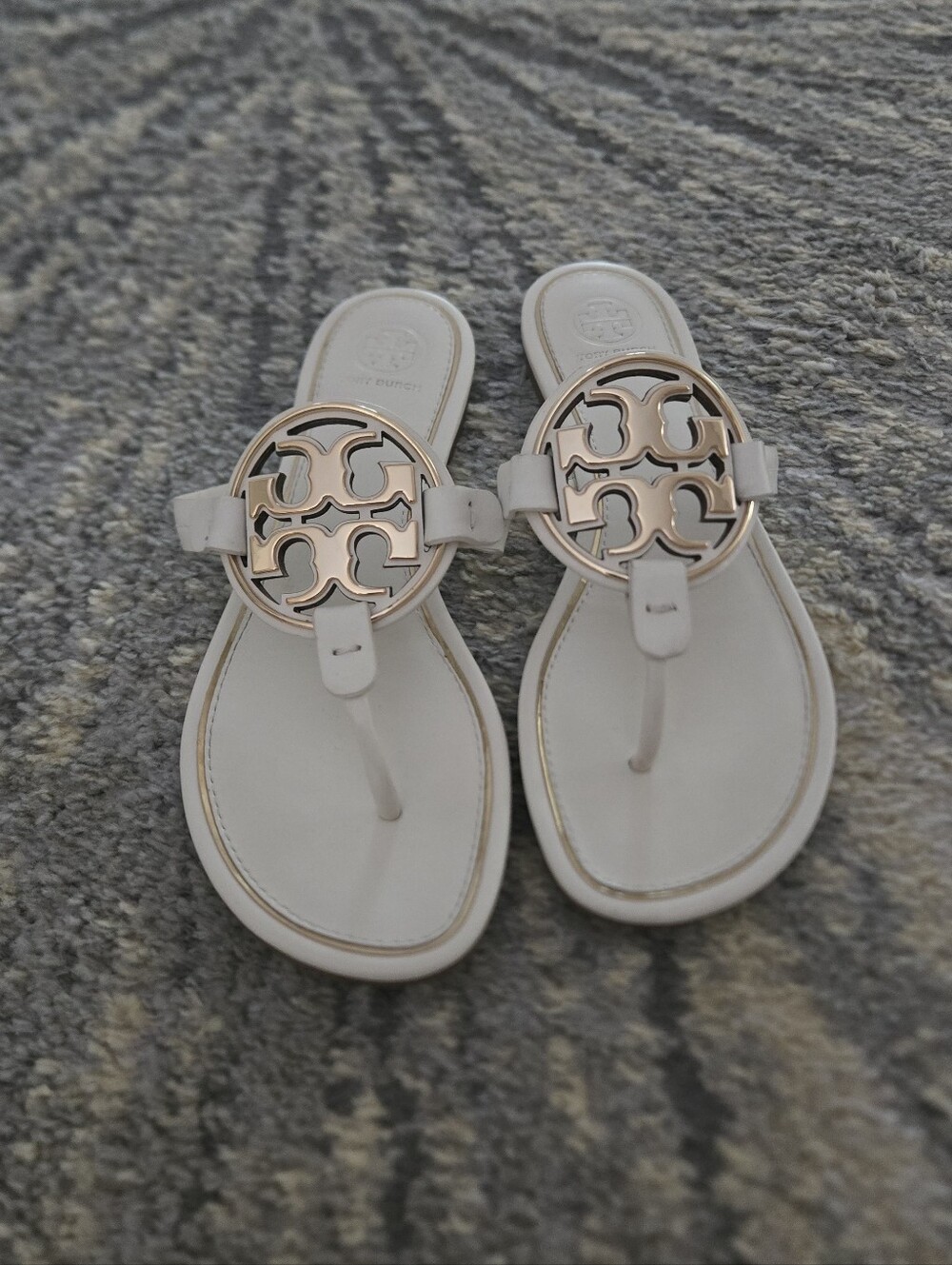 Tory Burch Metal Millers - White / Gold